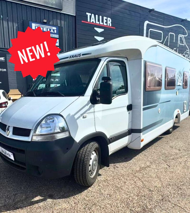 vanlife leon venta autocaravanas perfilada knaus Renault 4 plazas